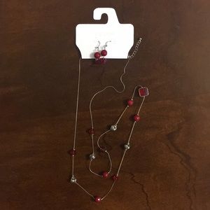 COLOR necklace & earrings set